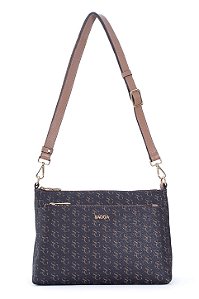 BOLSA EM COURO MÉDIA ESTRUTURADA MONOGRAMA CÓD-817