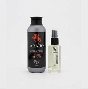 Kit Balm para barba Pure Blood 200g e Óleo Vegetal para Barba