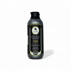 Shampoo para barba PREMIUM ARABO 200ML - Sem Petrolatos - Sem Parabenos