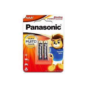 Pilha Aaa Alcalina Power Panasonic 2un
