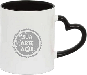CANECA ALÇA DE CORAÇÃO