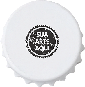 ABRIDOR DE GARRAFA COM ÍMÃ - FORMATO TAMPA DE GARRAFA