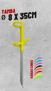Suporte Emborrachado Tamba Ø 8mm x 35 cm