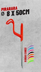 Suporte Emborrachado Pira Ø 8mm x 50 cm