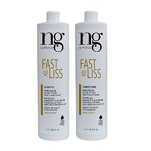 Ng De France Kit Pós Fast Liss Shampoo 1000ml + Condicionador 1000ml