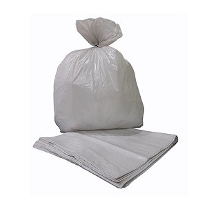 SACO DE LIXO 100L 70X85 BRANCO 0,4 CHEIROSO PCT C/ 50UN