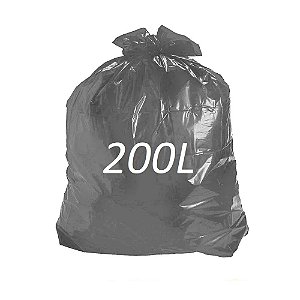 SACO DE LIXO 200L 85X105 CINZA 0,5 PCT C/ 100UN