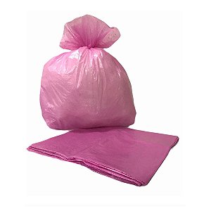 SACO DE LIXO 40L 45X55 ROSA 0,4 CHEIROSO PCT C/ 10UN