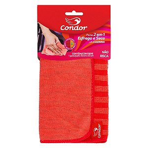 PANO LIMPEZA COZINHA ESF SECA MICROFIBRA 30X30CM 1680 - CONDOR