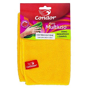 PANO MULTIUSO MICROFIBRA 35X35CM 1677 - CONDOR