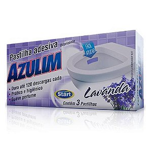 PASTILHA ADESIVA P/ VASO SAN LAVANDA C/ 03 UN - AZULIM