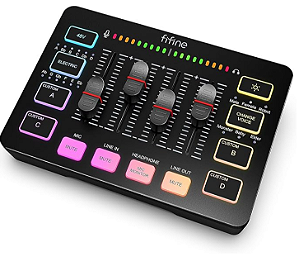 FIFINE Gaming Audio Mixer