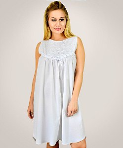 Camisola Misha em Algodão Egípcio com detalhes em passa-fita