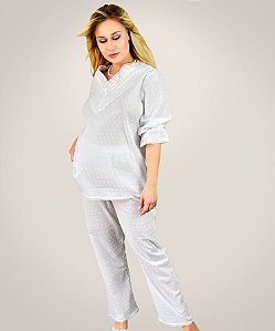Pijama Longo Donna 100% Algodão