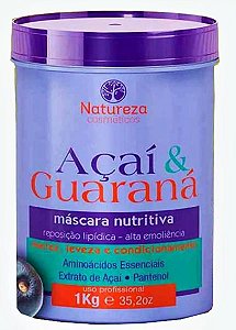 Máscara Hidratante Açaí & Guaraná Natureza Cosméticos 1kg