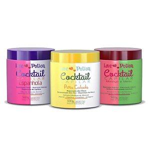 Cronograma Capilar Cocktail Love Potion