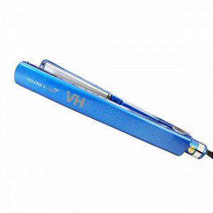 Prancha de Cabelo Profissional Titânio Azul Valeries Hair VH 3050 Bivolt