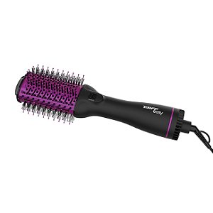 Escova Modeladora e Secadora de Cabelo Oval Taiff Professional Easy Pink 1200W
