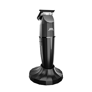 Máquina de Acabamento Cabelo JRL Profissional FF 2020T Black Onyx Sem fio Cordless Bivolt Clipper Trimmer