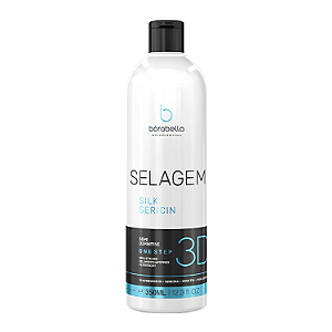 Selagem 3D Brilho Gloss Semi Definitiva Sem Formol 350ml Anti Frizz Redução de Volume e Alinhamento Profissional 1 Passo