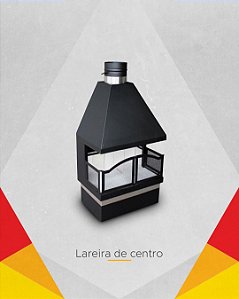 Lareira Metálica de Centro