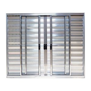 VENEZIANA DE ALUMINIO B6FOLHAS SEM GRADE 100X120