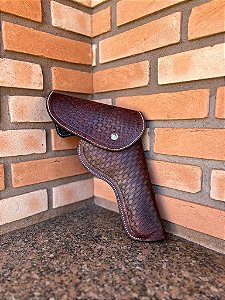 Coldre de Couro para RT 608 Artesanal Personalizado Zanin Couros Premium