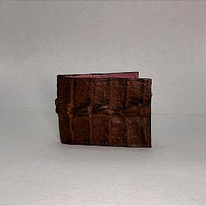 Carteira Masculina Premium Couro de Jacaré – Corte Nobre do Rabo
