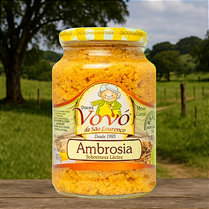 Ambrosia, Doce de Leite Talhado 400g - O Doce dos Deuses + BRINDE Espátula em Madeira Maciça de Alta Qualidade