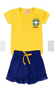 Conjunto Seleção Brasileira Menina