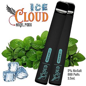 POD DESCARTÁVEL 800 puffs Fresh Mint Ice 5% NICSALT - CLOUD ANGEL