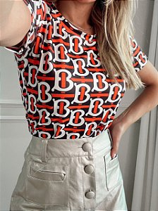 TSHIRT BASIC TL BURBERRY VERMELHO