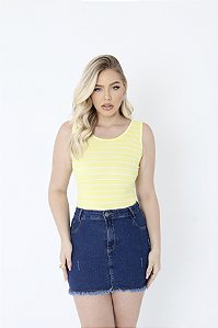 REGATA RIBANA GOLA O TL LISTRADO AMARELO