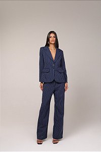 CALÇA LINHO RISCA DE GIZ