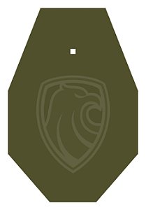Alvo Metálico - IPSC Charlie - 30 x 45 cm