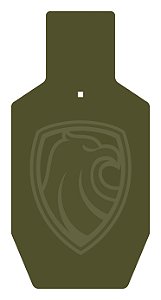 Alvo Metálico - USPSA Charlie - 30 x 60 cm