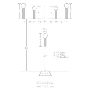 Conjunto para Steel Challenge modalidade "Pendulum"