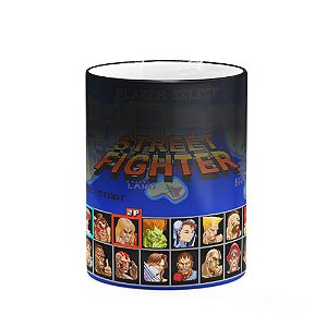 Caneca Mágica Gamer - Street Fighter Play Select