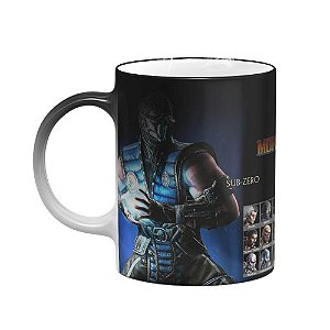 Caneca Mágica Gamer - Mortal Kombat Play Select