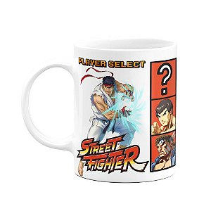 Caneca Gamer - Street Fighter Play Select