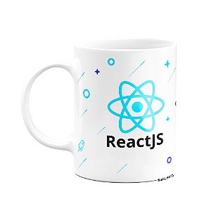 Caneca Dev React JS - Branca