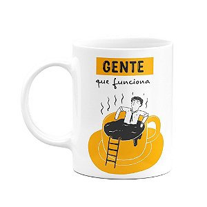 Caneca Divertida - Funciona só depois do café