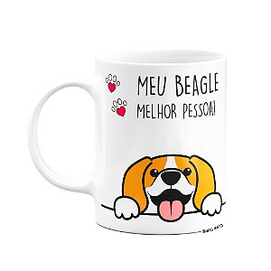 Caneca Pet - Meu Beagle melhor pessoa