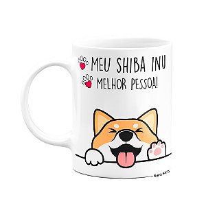 Caneca - Meu Shiba inu melhor pessoa