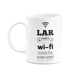 Caneca - Lar onde Wifi conecta