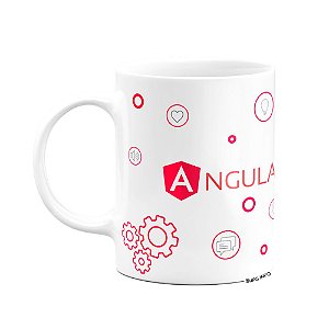 Caneca Dev Angular - Branca