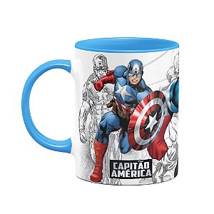 Caneca Capitão América - B-blue