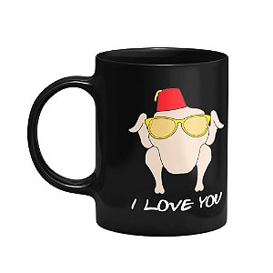 Caneca Friends Peru I love you - Preta