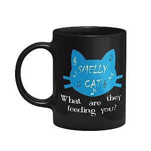 Caneca Friends Smelly cat - Preta