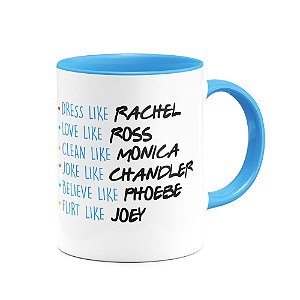 Caneca Like Friends  B-blue